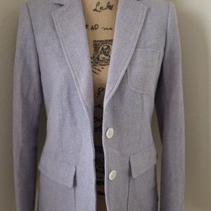 Jcrew Lavender Tweed Blazer